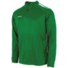 First Quarter Zip TopGreen-White