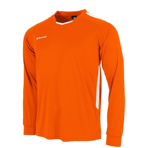 First Long Sleeve ShirtOrange-White