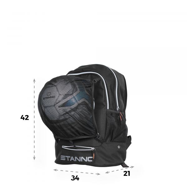 Backpack with ballnetBlack